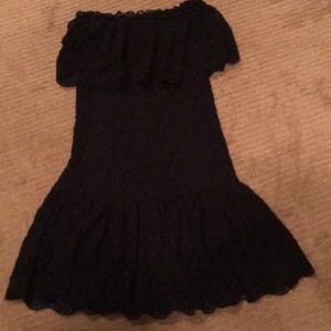 Black lace dress